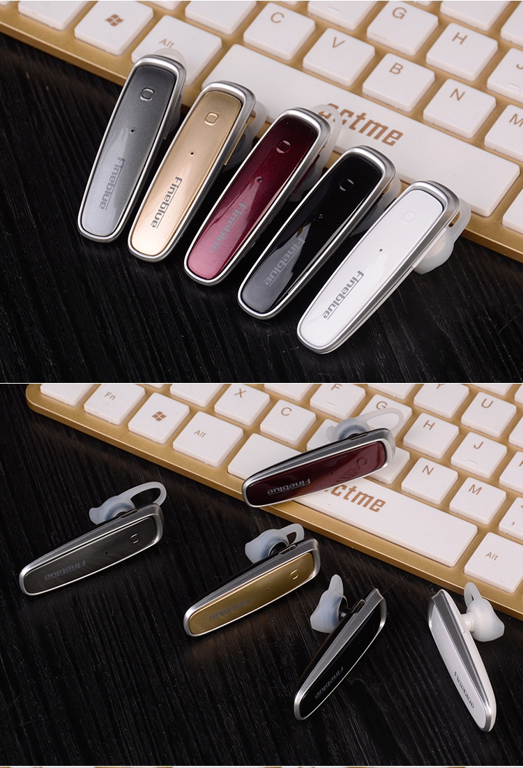 Fineblue FX-1 Bluetooth 4.0 Wireless Stereo Headset Earphones With Mic For Iphone Android Hands Free Music Talk headphones White