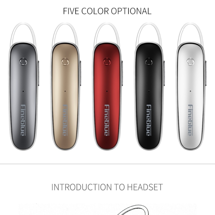 Fineblue FX-2 Bluetooth 4.0 Wireless Stereo Headset Earphones With Mic Black