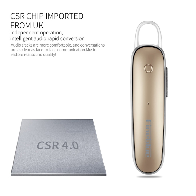 Fineblue FX-2 Bluetooth 4.0 Wireless Stereo Headset Earphones With Mic Gold Fineblue FX-2 Bluetooth 4.0 Wireless Stereo Headset Earphones With Mic Gold