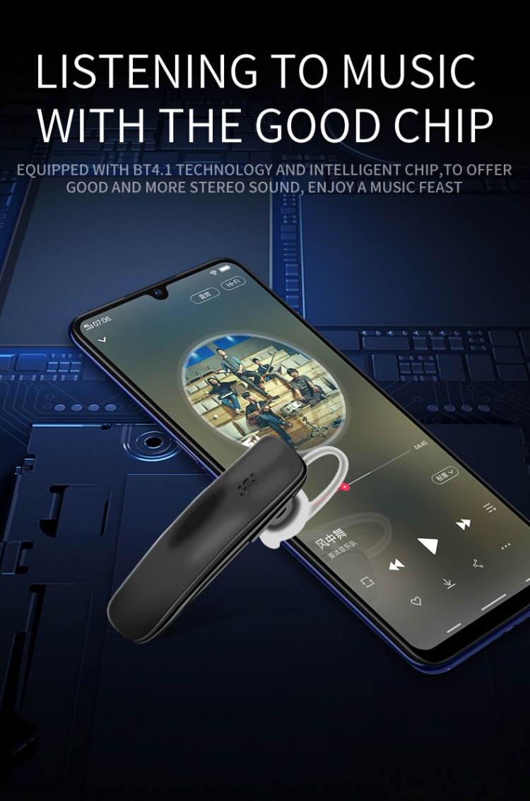 Fineblue HF88 Bluetooth 4.0 Беспроводная стереогарнитура Наушники с  микрофоном для Iphone Android Hands Free Music Talk наушники Красный