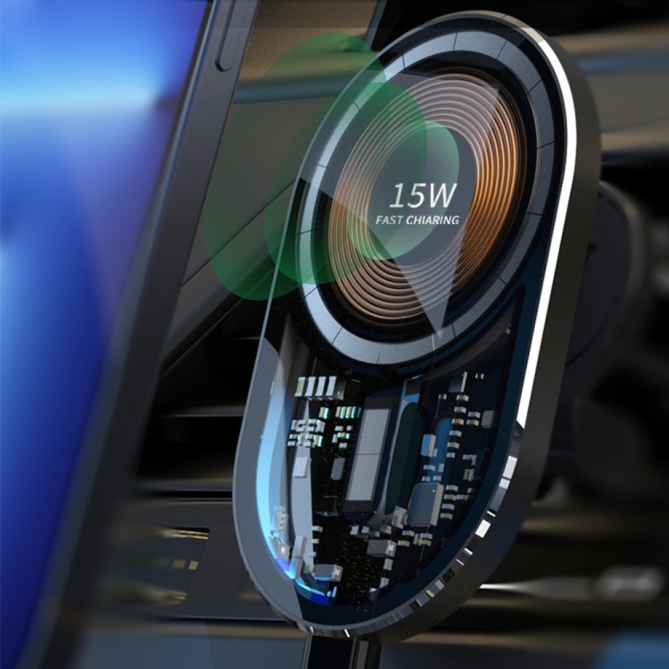 T10 15W Transparent Car Magnetic Wireless Charger T10 15W Transparent Car Magnetic Wireless Charger