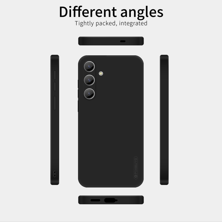 For Samsung Galaxy S25 5G PINWUYO Sense Series Liquid Silicone TPU Phone Case(Black) For Samsung Galaxy S25 5G PINWUYO Sense Series Liquid Silicone TPU Phone Case(Black)