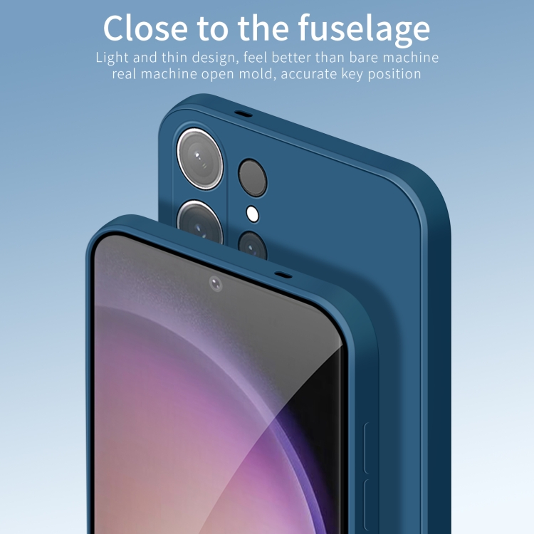 For Samsung Galaxy S25 Ultra 5G PINWUYO Sense Series Liquid Silicone TPU Phone Case(Blue) For Samsung Galaxy S25 Ultra 5G PINWUYO Sense Series Liquid Silicone TPU Phone Case(Blue)