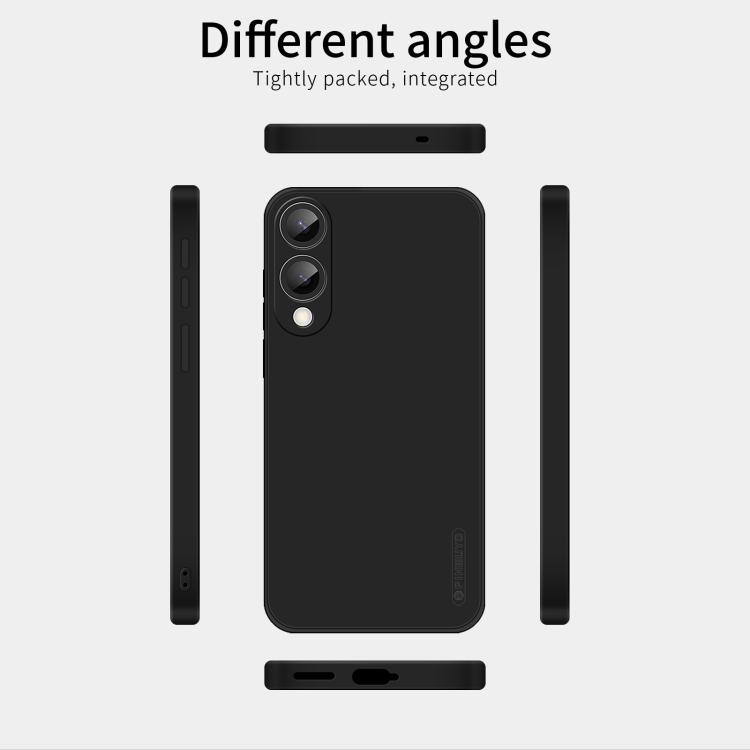 For Samsung Galaxy S25 Edge 5G PINWUYO Sense Series Liquid Silicone TPU Phone Case(Blue)