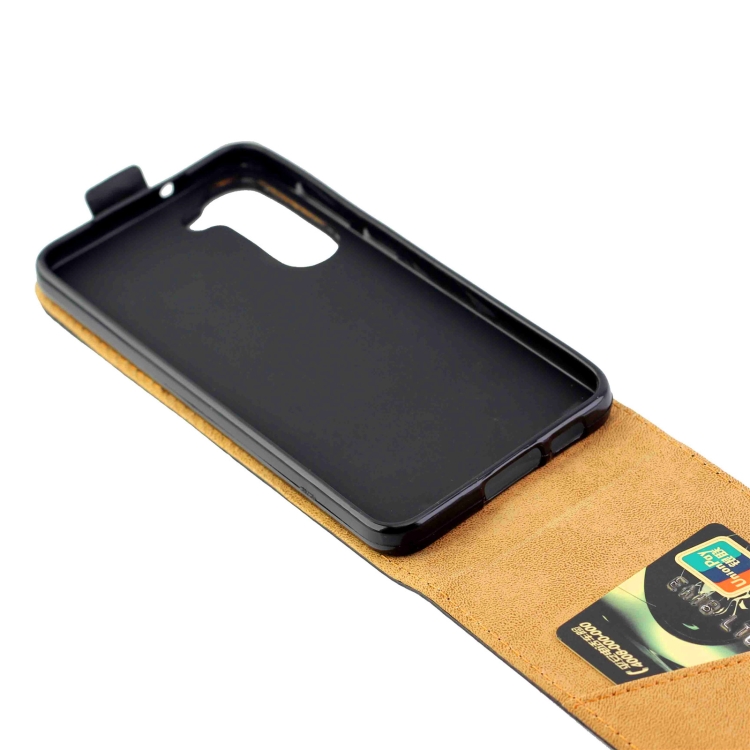 For Samsung Galaxy S23+ 5G Vertical Flip Leather Phone Case with Card Slot(Black) For Samsung Galaxy S23+ 5G Vertical Flip Leather Phone Case with Card Slot(Black)
