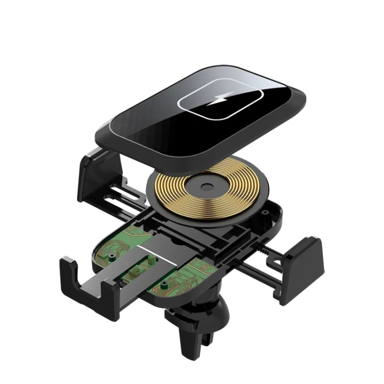 X11 Three Axle Linkage 15W Smart Touch Automatic Retractable Clip Fast Charging Wireless Car Chargers, Specification:Standard Configuration X11 Three Axle Linkage 15W Smart Touch Automatic Retractable Clip Fast Charging Wireless Car Chargers, Specification:Standard Configuration