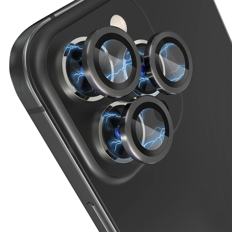 For iPhone 13 Pro / 13 Pro Max NORTHJO Camera Lens Protector Tempered Glass CD Vein Metal Ring Film(Black) For iPhone 13 Pro / 13 Pro Max NORTHJO Camera Lens Protector Tempered Glass CD Vein Metal Ring Film(Black)