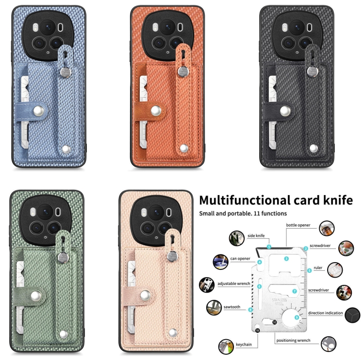 BAILI For Honor 400 Pro Wallet Case, PU Leather Wallet Pocket With Card Holder Magnetic Closure Cover For Honor 400 Pro-03 - View #3