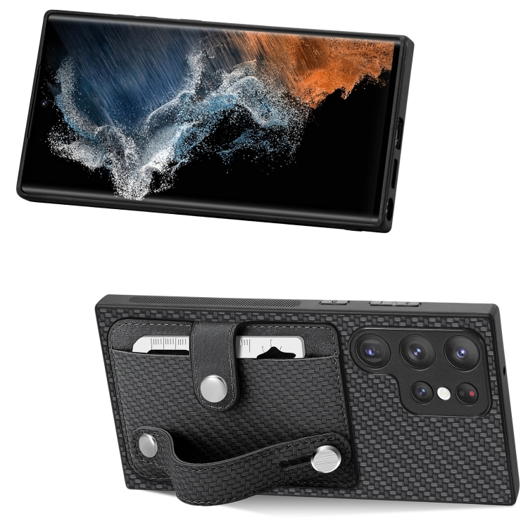 For Samsung Galaxy S21 Ultra 5G Wristband Kickstand Wallet Back Phone Case with Tool Knife(Black) For Samsung Galaxy S21 Ultra 5G Wristband Kickstand Wallet Back Phone Case with Tool Knife(Black)