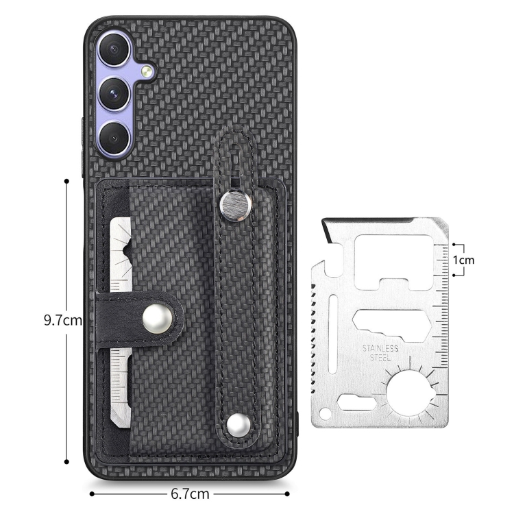 For Samsung Galaxy S25 5G Wristband Kickstand Wallet Back Phone Case with Tool Knife(Black) For Samsung Galaxy S25 5G Wristband Kickstand Wallet Back Phone Case with Tool Knife(Black)