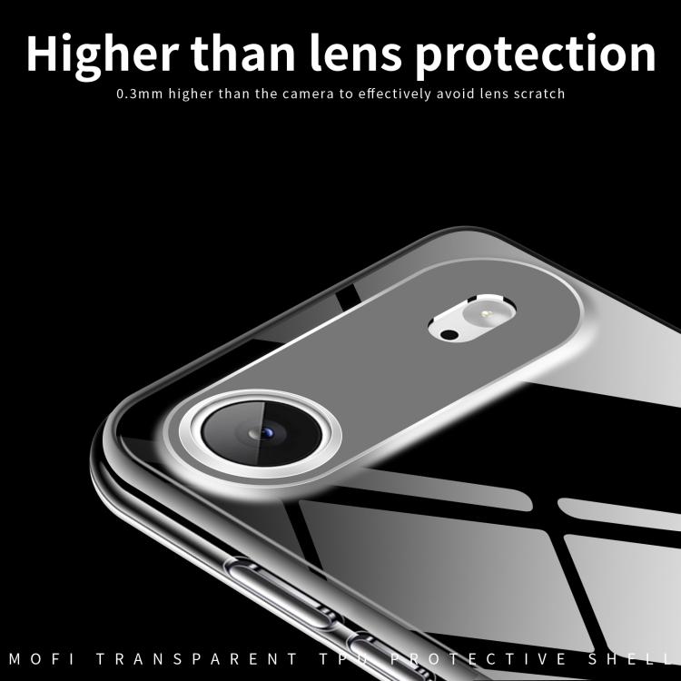 For iPhone Air MOFI Ming Series Ultra-thin TPU Phone Case(Transparent)