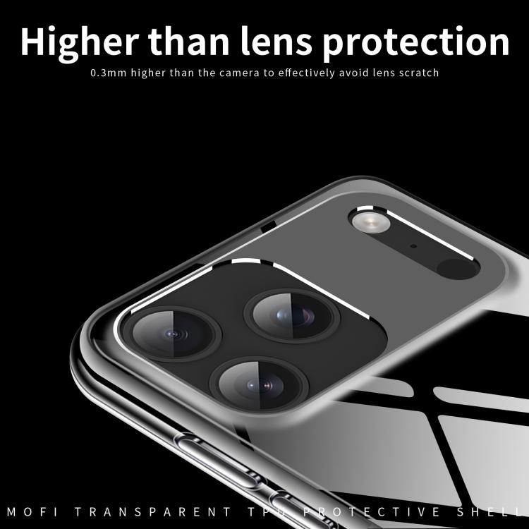 For iPhone 18 Pro MOFI Ming Series Ultra-thin TPU Phone Case(Transparent)