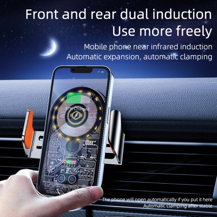 Support Téléphone voiture infrarouge charge induction - Câbles et