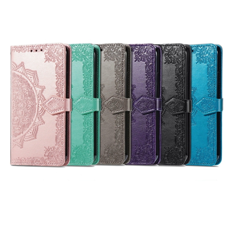 For iPhone 15 Pro Max Mandala Flower Embossed Leather Phone Case(Rose Gold) For iPhone 15 Pro Max Mandala Flower Embossed Leather Phone Case(Rose Gold)