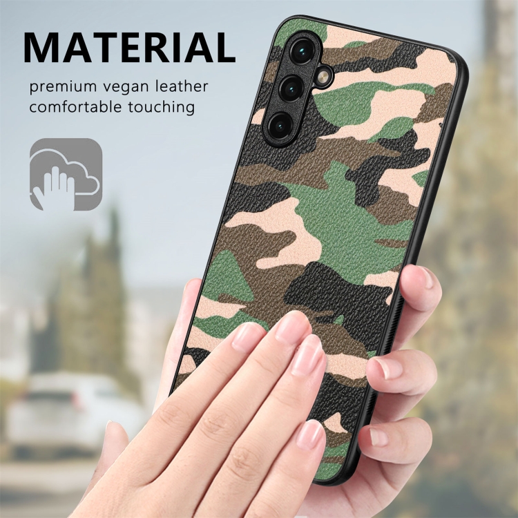 For Samsung Galaxy S20 FE Camouflage Leather Back Cover Phone Case(Blue) For Samsung Galaxy S20 FE Camouflage Leather Back Cover Phone Case(Blue)