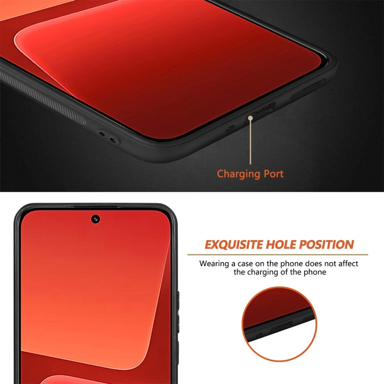 Para Xiaomi 13 Pro Funda trasera de cuero de camuflaje para teléfono (Azul)