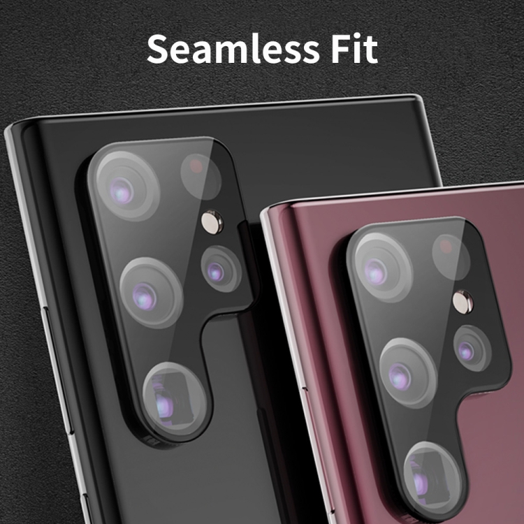 Pour Samsung Galaxy S24 Ultra 5G 2 pièces ENKAY Hat-Prince 9H Film en verre  trempé pour objectif de caméra arrière (noir)