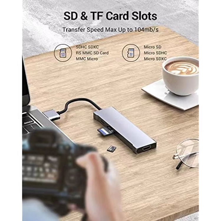 7 in 2 Type-C Multiport Adapter Hub for Mac Dongle w/4K HDMI,Thunderbolt 3/4 7 in 2 Type-C Multiport Adapter Hub for Mac Dongle w/4K HDMI,Thunderbolt 3/4