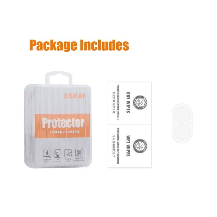 For iPhone 16 / 16 Plus ENKAY Hat-Prince 9H Rear Camera Lens Tempered Glass Film For iPhone 16 / 16 Plus ENKAY Hat-Prince 9H Rear Camera Lens Tempered Glass Film