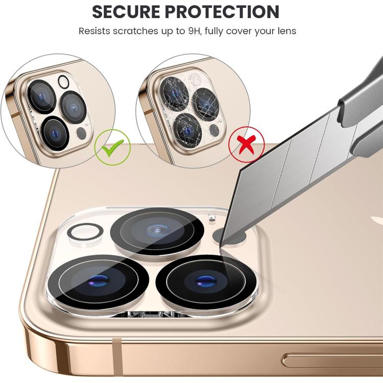 For iPhone 16 Pro / 16 Pro Max 2pcs ENKAY Hat-Prince 9H Rear Camera Lens Tempered Glass Film For iPhone 16 Pro / 16 Pro Max 2pcs ENKAY Hat-Prince 9H Rear Camera Lens Tempered Glass Film