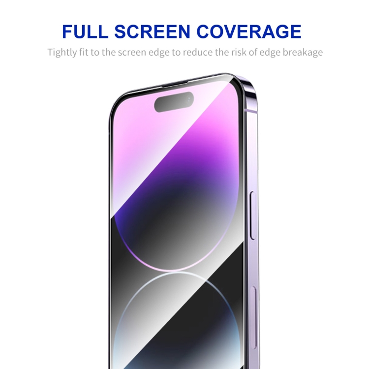 For iPhone 15 Pro 10pcs ENKAY Full Glue High Aluminum-silicon Tempered Glass Film For iPhone 15 Pro 10pcs ENKAY Full Glue High Aluminum-silicon Tempered Glass Film