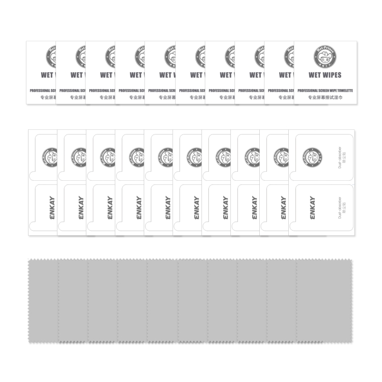 For iPhone 15 Pro 10pcs ENKAY Full Glue High Aluminum-silicon Tempered Glass Film For iPhone 15 Pro 10pcs ENKAY Full Glue High Aluminum-silicon Tempered Glass Film