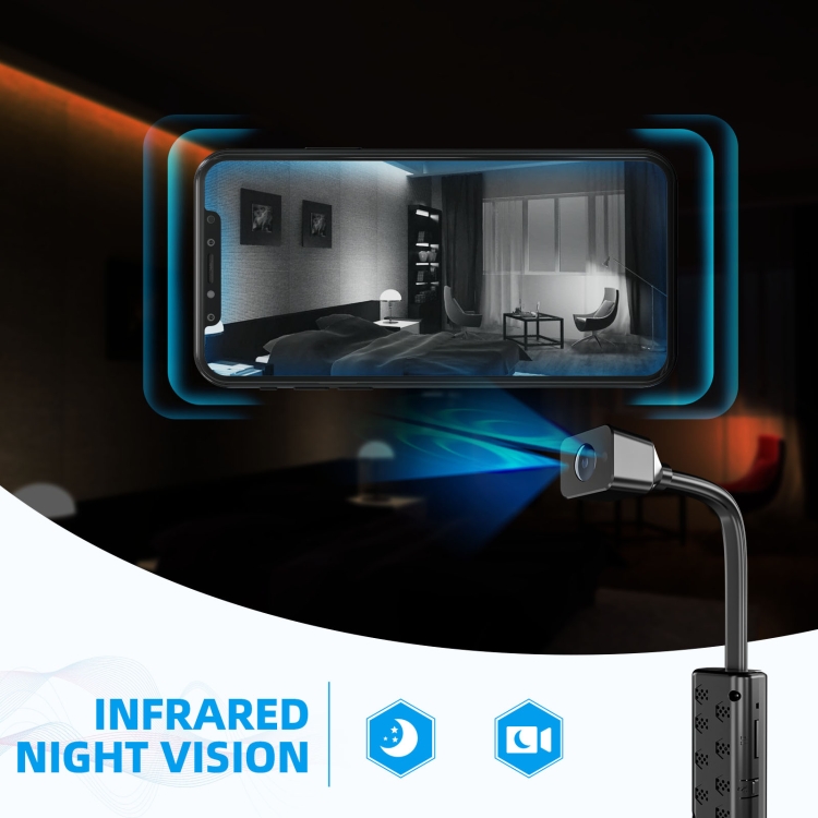 Y11 Mini cámara inalámbrica Soporte remoto WiFi HD Webcam IR Visión nocturna Cámara inteligente - 6