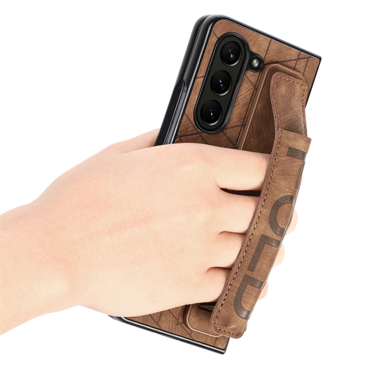For Samsung Galaxy Z Fold6 JUNSUNMAY Retro Pattern Leather Skin PC Folding Phone Case with Pen Slot(Black) For Samsung Galaxy Z Fold6 JUNSUNMAY Retro Pattern Leather Skin PC Folding Phone Case with Pen Slot(Black)
