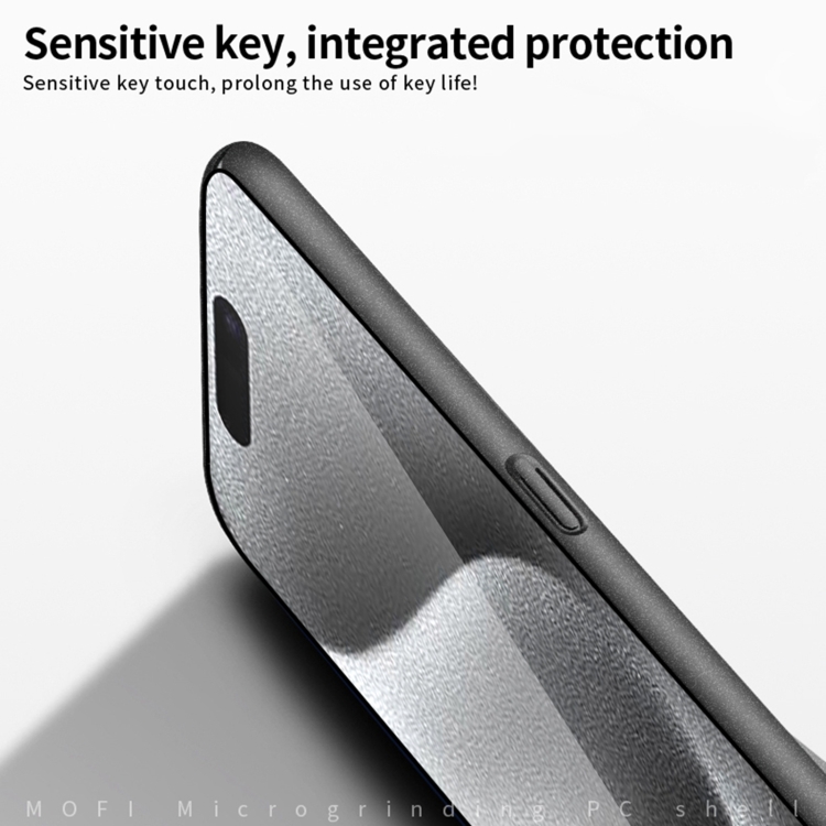 For iPhone 16 MOFI Fandun Series Frosted PC Ultra-thin All-inclusive Phone Case(Black) For iPhone 16 MOFI Fandun Series Frosted PC Ultra-thin All-inclusive Phone Case(Black)