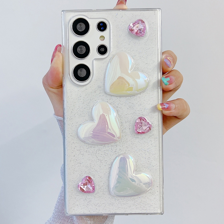 For Samsung Galaxy S23 5G Love Epoxy TPU Protective Case(Pink) For Samsung Galaxy S23 5G Love Epoxy TPU Protective Case(Pink)