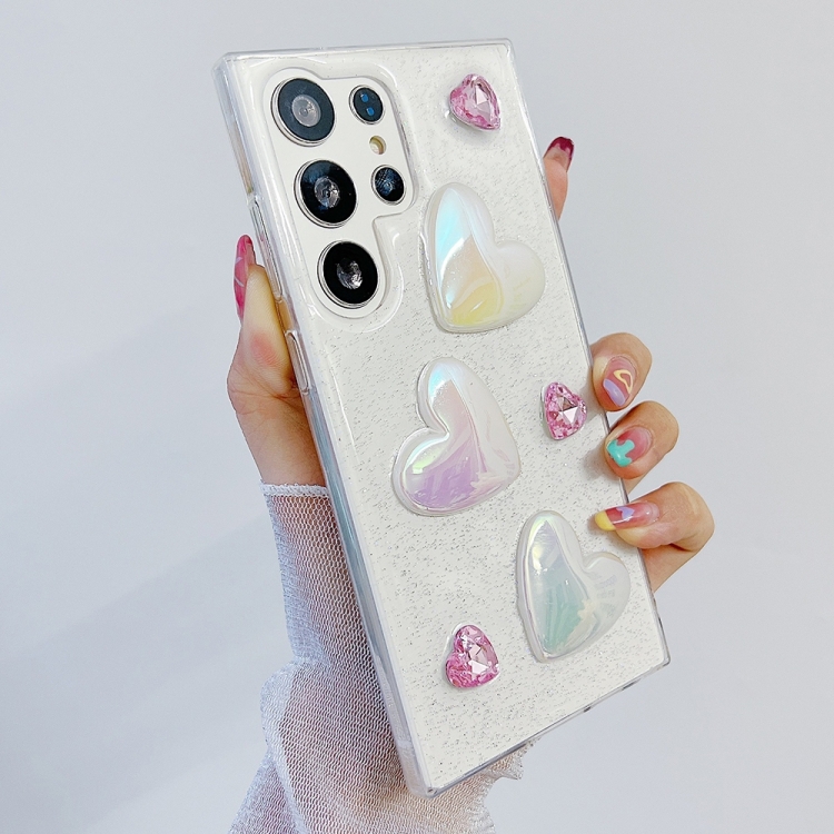 For Samsung Galaxy S23 5G Love Epoxy TPU Protective Case(Pink) For Samsung Galaxy S23 5G Love Epoxy TPU Protective Case(Pink)
