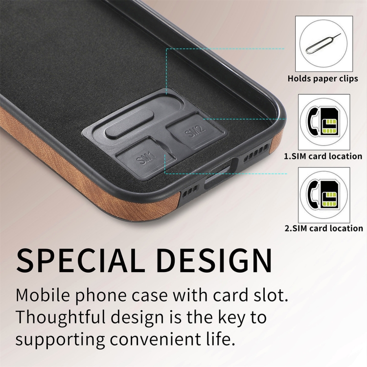 For iPhone 14 Pro Skin-Feel Electroplating TPU Shockproof Phone Case(Brown) For iPhone 14 Pro Skin-Feel Electroplating TPU Shockproof Phone Case(Brown)