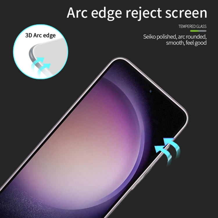 For Samsung Galaxy S24+ 5G PINWUYO 9H 3D Full Screen Explosion-proof Tempered Glass Film(Black) For Samsung Galaxy S24+ 5G PINWUYO 9H 3D Full Screen Explosion-proof Tempered Glass Film(Black)