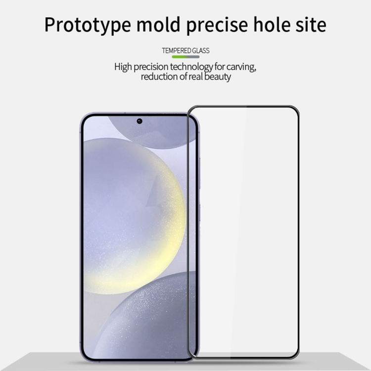 For Samsung Galaxy S25+ 5G PINWUYO 9H 3D Full Screen Explosion-proof Tempered Glass Film(Black)
