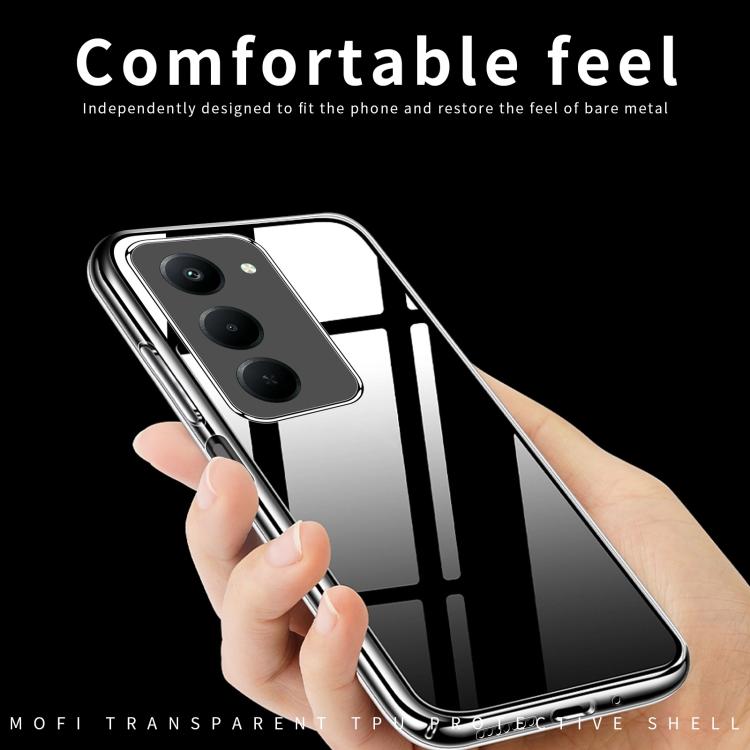 For Redmi 15 5G Global / 15 4G SEA 169.5mm MOFI Ming Series Ultra-thin TPU Phone Case(Transparent)