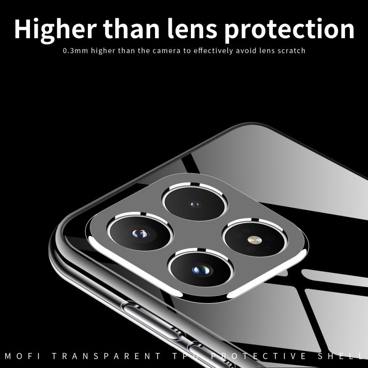 For Xiaomi 17 MOFI Ming Series Ultra-thin TPU Phone Case(Transparent)