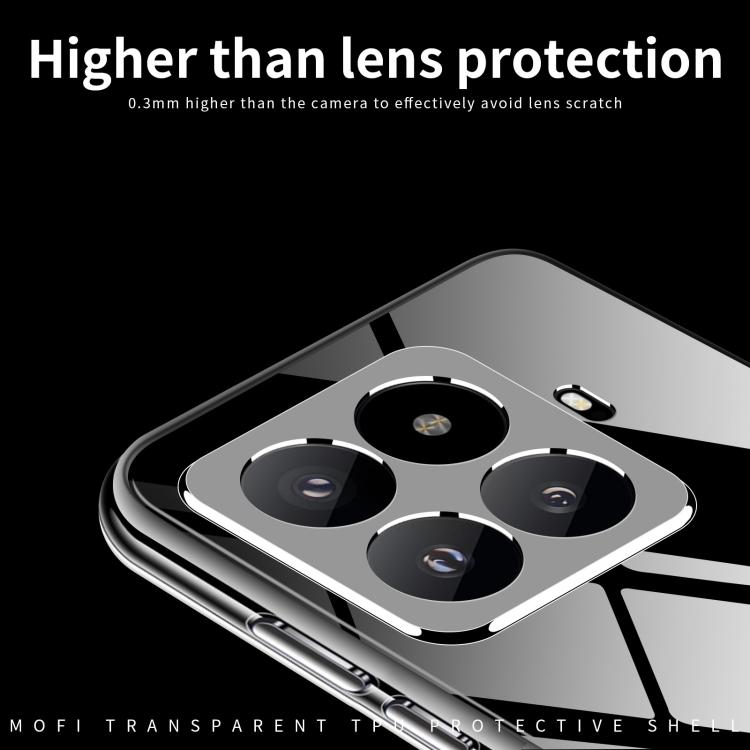 For Xiaomi 17T Pro MOFI Ming Series Ultra-thin TPU Phone Case(Transparent)