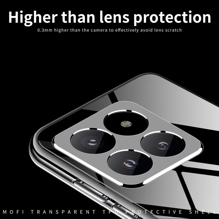 For Xiaomi 17 Max MOFI Ming Series Ultra-thin TPU Phone Case(Transparent)