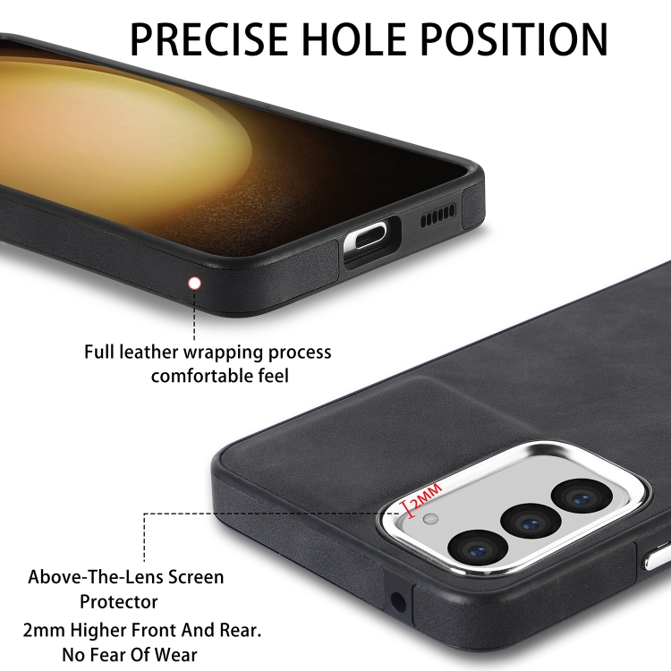 For Samsung Galaxy S23+ 5G Skin-Feel Electroplating TPU Shockproof Phone Case(Black) For Samsung Galaxy S23+ 5G Skin-Feel Electroplating TPU Shockproof Phone Case(Black)