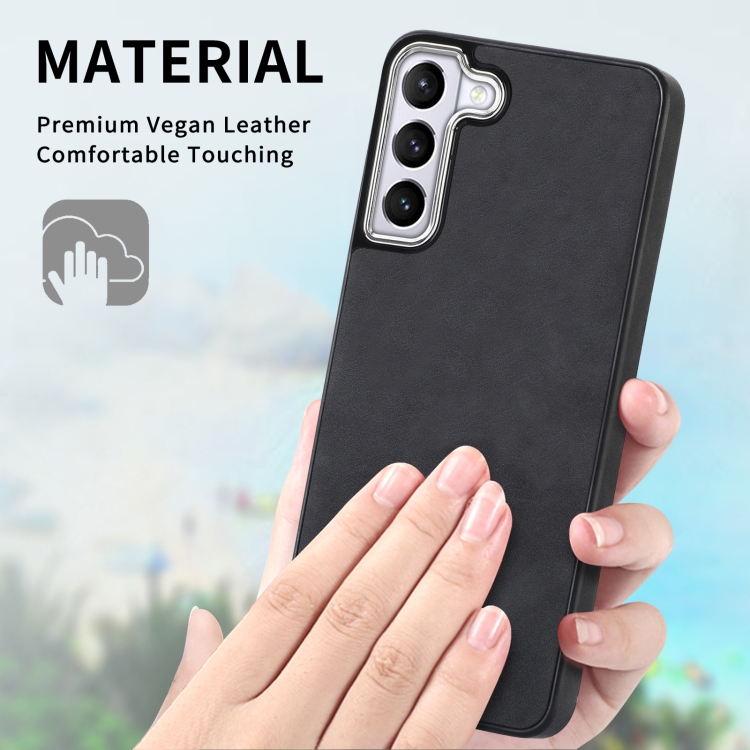 For Samsung Galaxy S22 5G Skin-Feel Electroplating TPU Shockproof Phone Case(Black) For Samsung Galaxy S22 5G Skin-Feel Electroplating TPU Shockproof Phone Case(Black)
