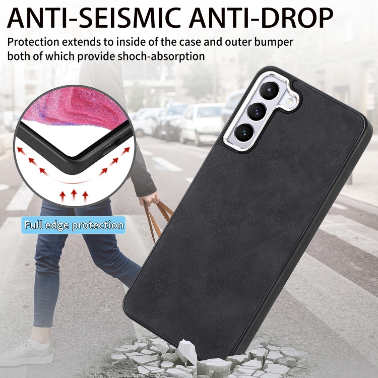 For Samsung Galaxy S22 5G Skin-Feel Electroplating TPU Shockproof Phone Case(Black) For Samsung Galaxy S22 5G Skin-Feel Electroplating TPU Shockproof Phone Case(Black)