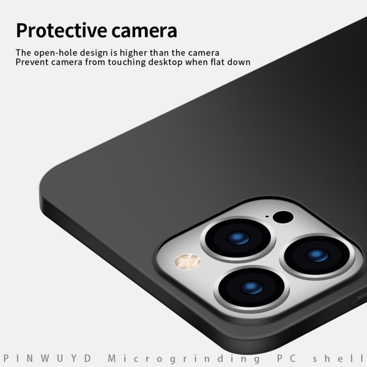 For iPhone 16 Pro Max PINWUYO Micro-Frosted PC Ultra-thin Hard Phone Case with Magsafe Magnetic Ring(Black) For iPhone 16 Pro Max PINWUYO Micro-Frosted PC Ultra-thin Hard Phone Case with Magsafe Magnetic Ring(Black)