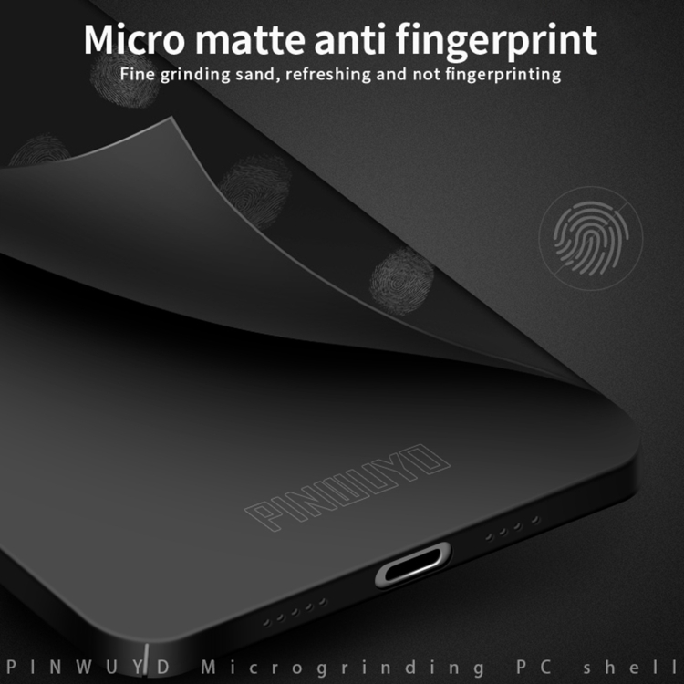 For iPhone 16 Pro Max PINWUYO Micro-Frosted PC Ultra-thin Hard Phone Case with Magsafe Magnetic Ring(Black) For iPhone 16 Pro Max PINWUYO Micro-Frosted PC Ultra-thin Hard Phone Case with Magsafe Magnetic Ring(Black)