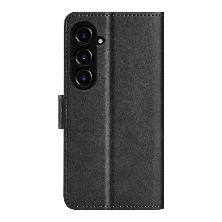 For Samsung Galaxy S23 FE 5G Dual-side Magnetic Buckle Horizontal Flip Leather Phone Case(Black) For Samsung Galaxy S23 FE 5G Dual-side Magnetic Buckle Horizontal Flip Leather Phone Case(Black)