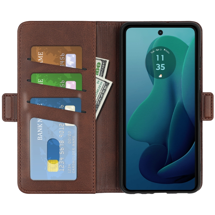 Étui Magnétique Horizontal Pour Motorola Moto G75 5G - Fermeture Aimantée - Neuf