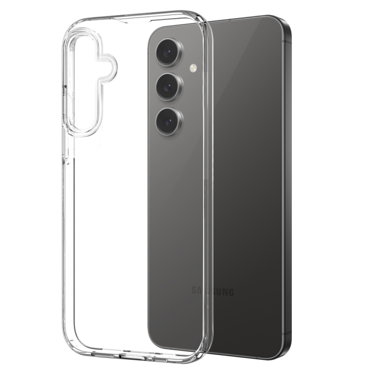 For Samsung Galaxy S24 FE 5G NORTHJO Transparent TPU Phone Case with Tempered Glass Film(Transparent) For Samsung Galaxy S24 FE 5G NORTHJO Transparent TPU Phone Case with Tempered Glass Film(Transparent)