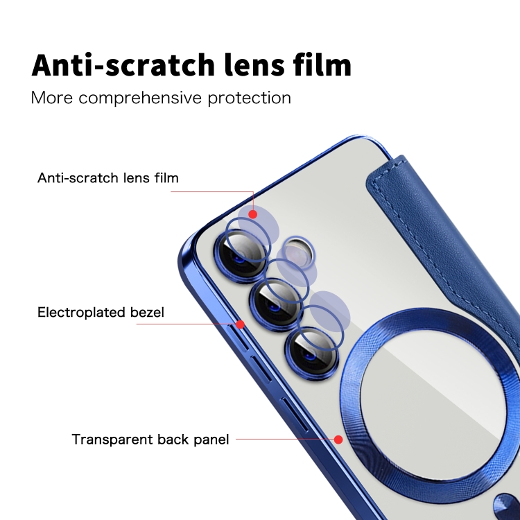 For Samsung Galaxy S25 5G Shield MagSafe RFID Anti-theft Rhombus Leather Phone Case(Dark Blue) For Samsung Galaxy S25 5G Shield MagSafe RFID Anti-theft Rhombus Leather Phone Case(Dark Blue)