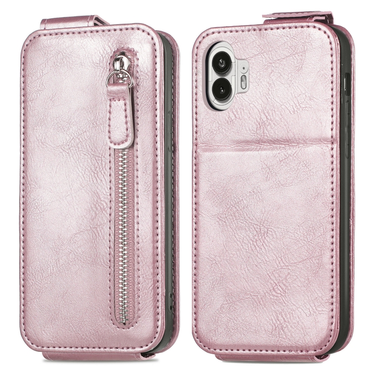  For Nothing Phone 1 - Funda de cuero tipo cartera con