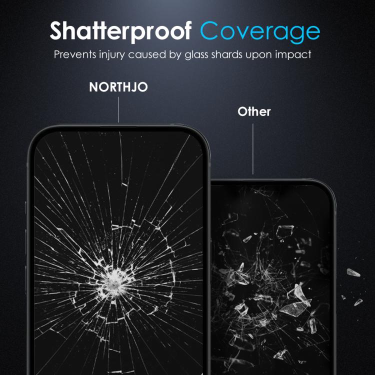 For iPhone 16 NORTHJO A++ 0.3mm 28 Degree Privacy Screen Tempered Glass Film For iPhone 16 NORTHJO A++ 0.3mm 28 Degree Privacy Screen Tempered Glass Film