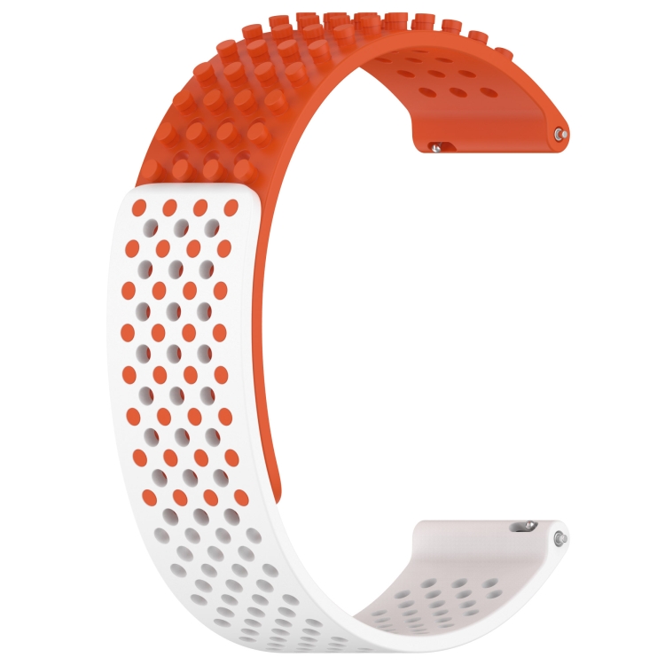 Para Amazfit Bip 5 Correa de reloj de silicona con puntos 3D transpirables  con orificios de